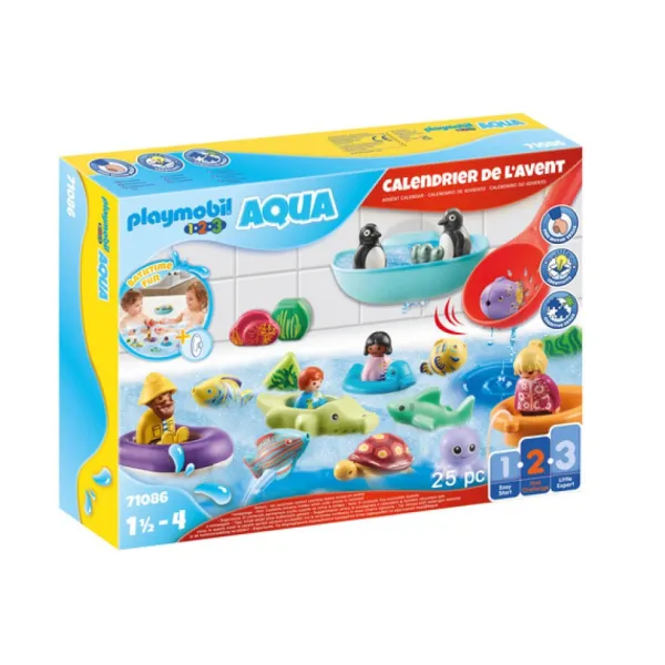 Playmobil 71086 - Calendrier De L'avent 1,2,3 Aqua- Calendriers De L'avent