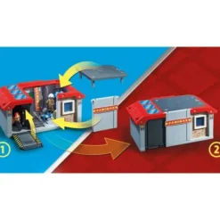 Playmobil Playmobil|71193 - City Action - Caserne De Pompiers Transportable