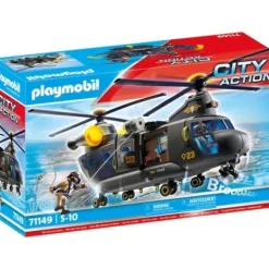 Playmobil Playmobil|71149 – City Action - Helicoptere Des Forces Speciales