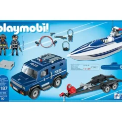 Playmobil Playmobil|5187 - City Action - Fourgon Et Vedette De Police