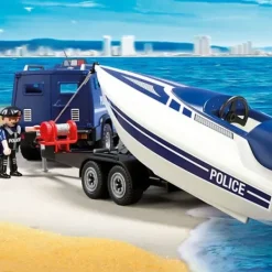 Playmobil Playmobil|5187 - City Action - Fourgon Et Vedette De Police