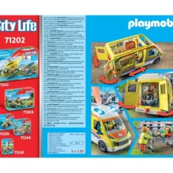 Playmobil Playmobil|71202 - City Life - Ambulance Avec Effets Lumineux