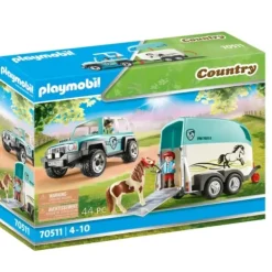 Playmobil Playmobil|70511 - Country - Voiture Et Van Pour Poney