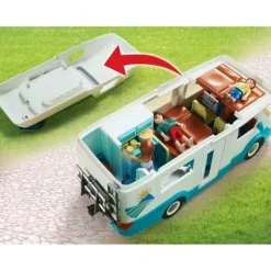 Playmobil Playmobil|70088 - Family Fun - Famille Et Camping-Car