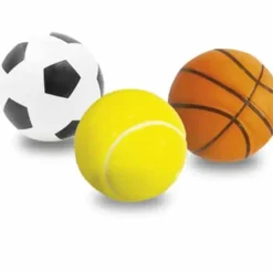 SUN and SPORT Cages Et Ballons De Foot|3 Ballons En Mousse - 10 Cm De Diametre