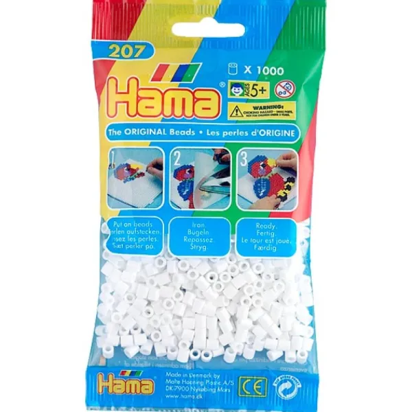 Hama 1000 Perles A Repasser Blanche- Perles