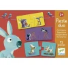 Djeco Puzzle Bébé / Enfant|12 Puzzles 2 Pieces Contraires