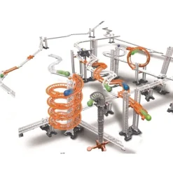 Clementoni Action Et Reaction - Circuit De Billes Rise & Speed Deluxe- Meccano, Engrenages