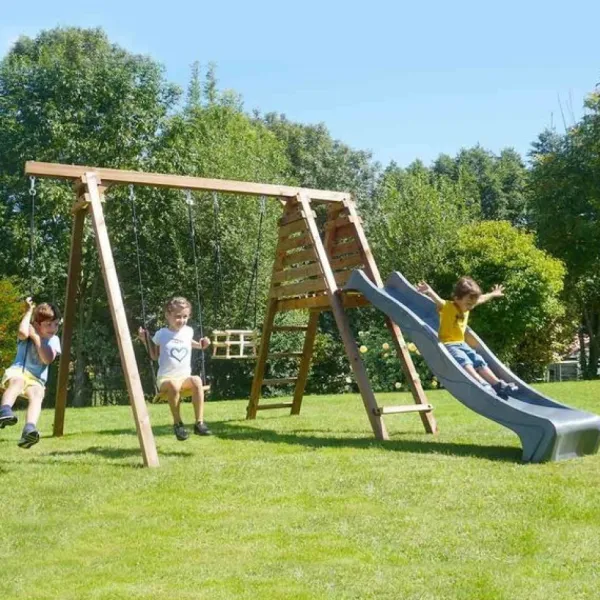 Soulet Aire De Jeux En Bois Fleur- Aires De Jeux