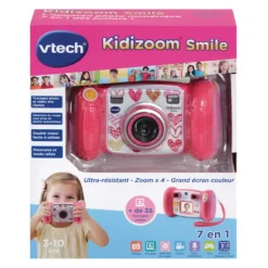 VTech Appareil Photo Kidizoom Smile Rose- Appareils Photo Et Camera