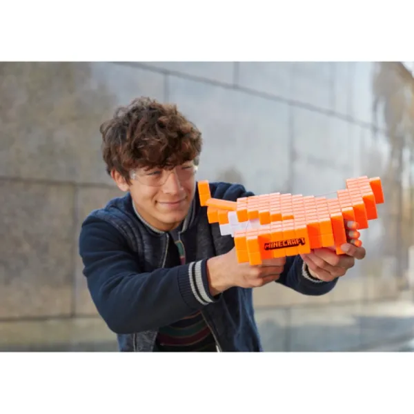 Nerf Arbalete A Flechettes Du Pilleur De Blocs - Minecraft- Nerf Et Jeux De Tirs