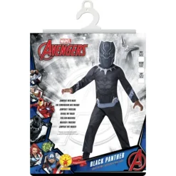 Rubie S Avengers - Deguisement Classique Black Panther - Taille 5/6 Ans- Déguisements