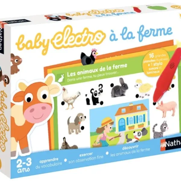 Nathan Jeux Ordinateurs Et Jeux Interactifs|Baby Electro A La Ferme