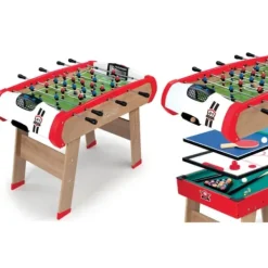 Smoby Baby-Foot|Baby Foot Powerplay 4 Jeux En 1