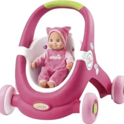 Smoby Poussettes Poupons|Baby Walker Porteur Poussette Minikiss Poupon