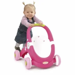 Smoby Poussettes Poupons|Baby Walker Porteur Poussette Minikiss Poupon