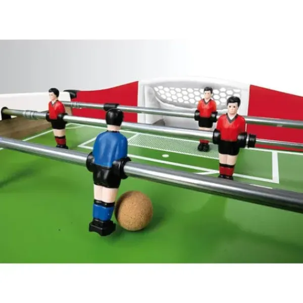 Smoby Baby-Foot|Babyfoot N°1 Evolution - Structure Bois - 2 Balles Incluses