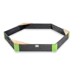 Exit Toys Bac A Sable En Bois Hexagonal Aksent 200 X 170 Cm- Bacs À Sable