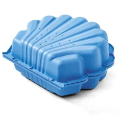 SUN and SPORT Bac A Sable En Plastique Coquillage Avec Couvercle- Bacs À Sable