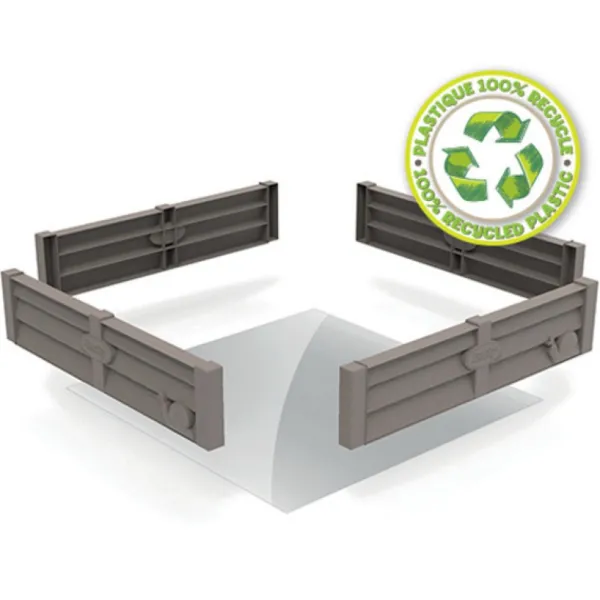 Smoby Bac Square Garden- Bacs À Sable