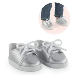 Corolle Accessoires Poupées|Baskets Argentees Poupee Ma 36 Cm