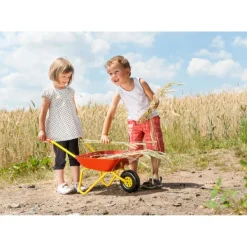Rolly Toys Brouette Metal Rouge- Jeux Et Outils De Jardinage