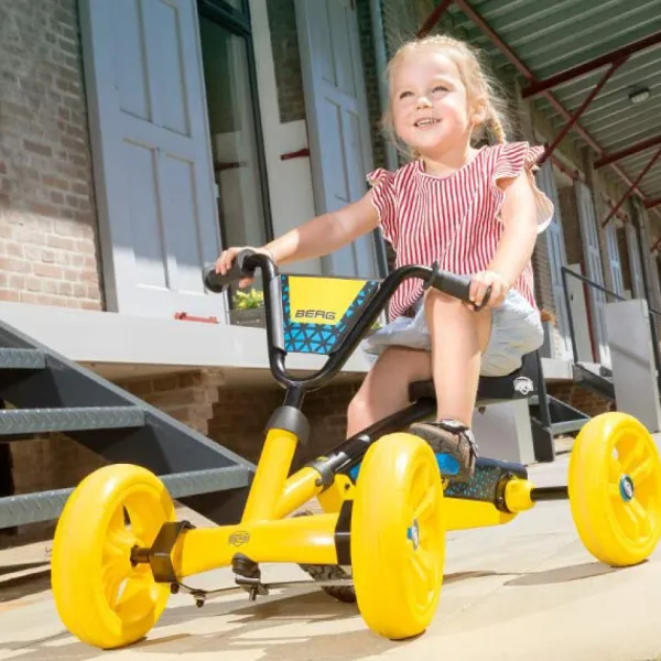 BERG Buzzy Bsx Kart A Pedales Jaune- Karts À Pédales