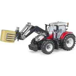 Motor & Co Véhicules De Chantier Et Tracteurs|Camion Remorque + 3 Véhicules Inclus Et Accessoires