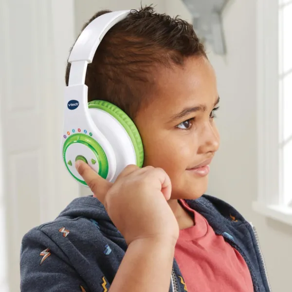 VTech Casque Audio Et Interactif 7 En 1 - Kidipods Max- Enceintes Bluetooth Et Casques Audio
