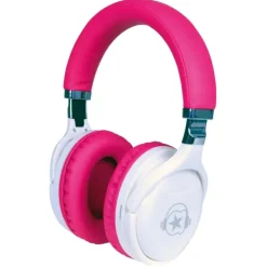 Music Star Casque Bluetooth Mp3 Rose- Enceintes Bluetooth Et Casques Audio
