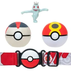 Bandai Mondes Imaginaires|Ceinture Pokemon Pokeball - Machoc