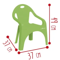 SUN and SPORT Chaise En Plastique 50 Cm- Tables Et Chaises De Jardin