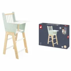 Janod Accessoires Poupons|Chaise Haute Pour Poupon - Zen