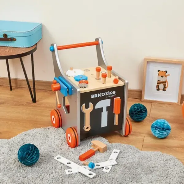 Janod Bricolage|Chariot Magnetique Brico'Kids (Bois)