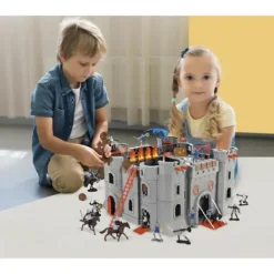 Invincible Heroes Heros & Univers|Chateau Fort Medieval Et Dragon - 50 Accessoires