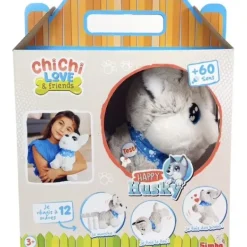 Simba Dickie Peluches Interactives|Chien Husky Interactif Chi Chi Love 30 Cm