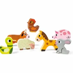 Janod Puzzle Bébé / Enfant|Chunky Puzzle Les Animaux De La Ferme