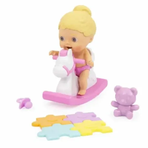 GP Toys Mini Poupées|Cicciobello Amicicci - Poupon Et Cheval A Bascule