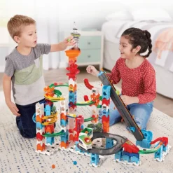 VTech Circuit A Billes Electronique Marble Rush - Super Sky Tower Set Xl300E- Constructions Magnétiques, Billes