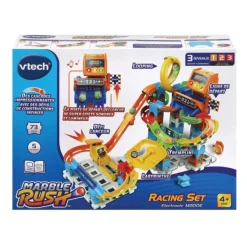 VTech Circuit A Billes Electronique Marble Rush - Racing Set Electronic M200E- Constructions Magnétiques, Billes