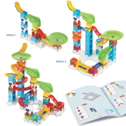 VTech Circuit A Billes Marble Rush - Beginner Set S200- Constructions Magnétiques, Billes