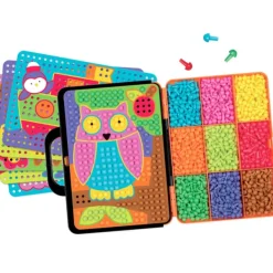 Nathan Jeux Clic Educ Mosaiques- Mosaïque, Sable Et Paillettes