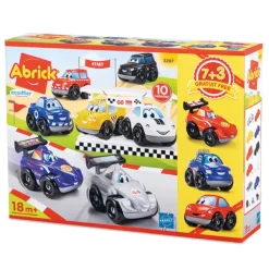 Abrick Coffret 10 Vehicules Fast Car- 1Er Age