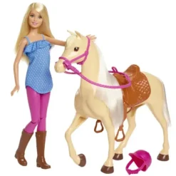 Mattel Poupées|Coffret Barbie Et Son Cheval