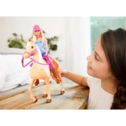 Mattel Poupées|Coffret Barbie Et Son Cheval