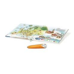 Ravensburger Ordinateurs Et Jeux Interactifs|Coffret Complet Avec Livre Atlas Et Un Planisphere - Tiptoi