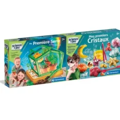 Clementoni Jeux Scientifiques|Coffret Cree Tes Cristaux Et Mes Premiers Triops