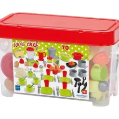 Ecoiffier Cuisine Et Dinette|Coffret Dinette Et Ustensiles De Cuisine