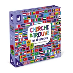 Janod Découvrir Le Monde|Coffret Educatif Cherche Et Trouve - Les Drapeaux