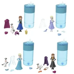 Mattel Mini Poupées|Coffret Mini-Poupee Color Reveal - La Reine Des Neiges